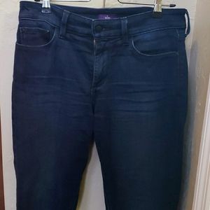 NYDJ Alina dark jeans sz 8 leggings gently worn a